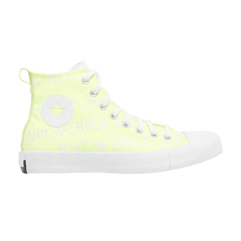 Pre-owned Converse Unt1tl3d High 'not A Chuck - Volt' In Yellow