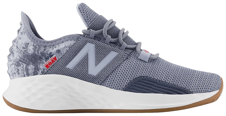 New Balance Fresh Foam Roav Big Kid Wide Arctic Grey Camo Gum