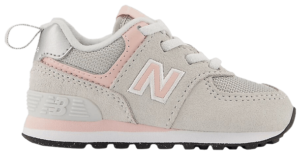 New Balance 574 Bungee Toddler Wide Core Pack   Rain Cloud Pink Haze