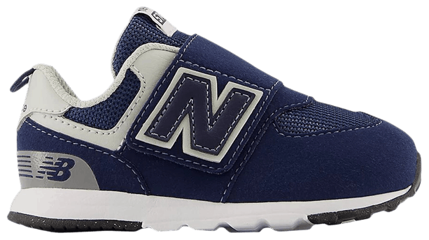 Size 4.0 574 New B Hook Loop Toddler X Wide Navy White