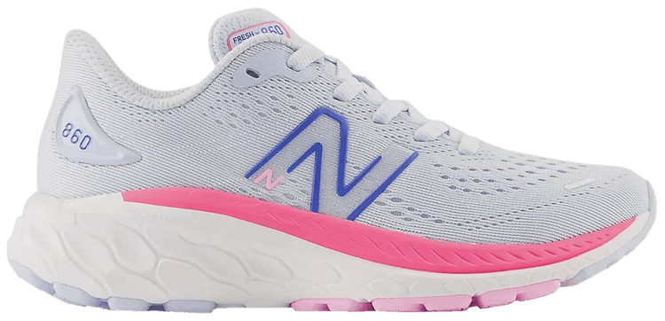 New Balance Fresh Foam X 860v13 Little Kid Wide Moon Dust Neon Pink