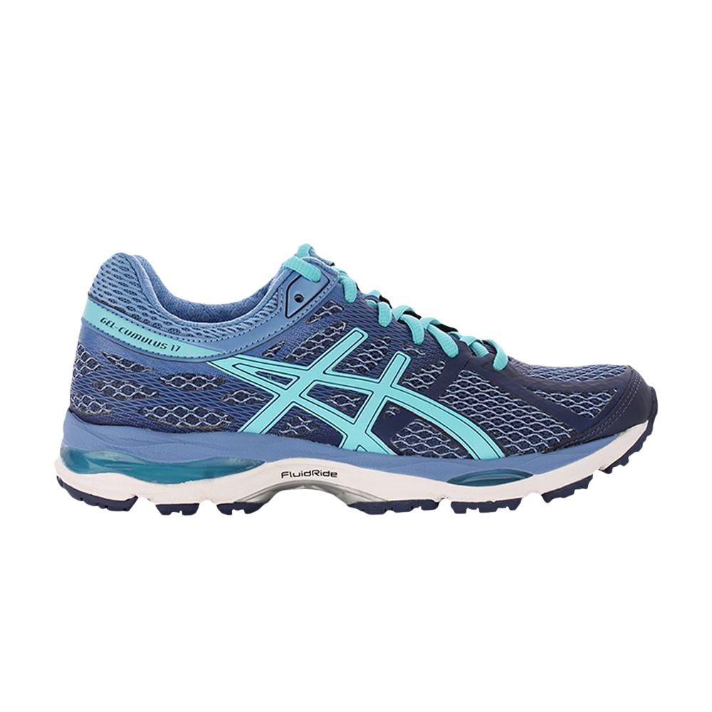 Pre-owned Asics Wmns Gel Cumulus 17 'deep Cobalt Turquoise' In Blue