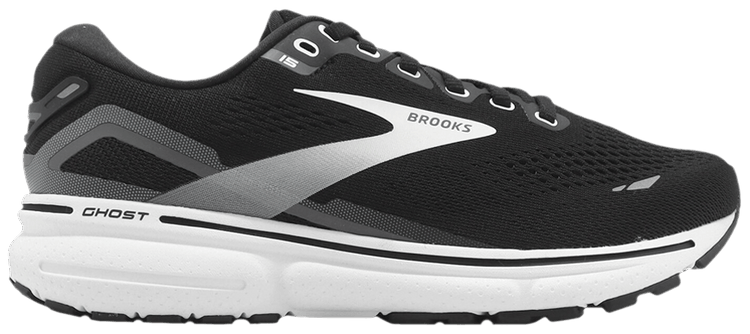 Brooks Wmns Ghost 15 Wide Black Blackened Pearl