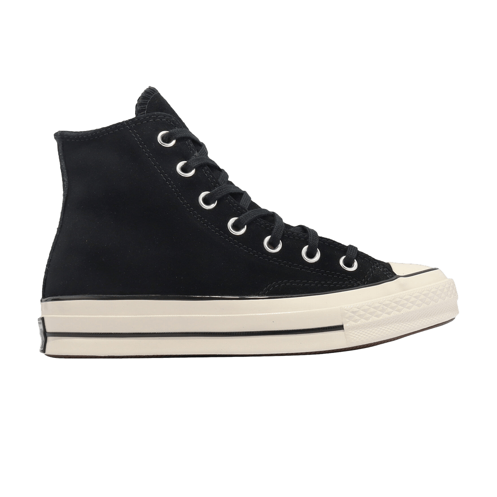 black suede high top converse