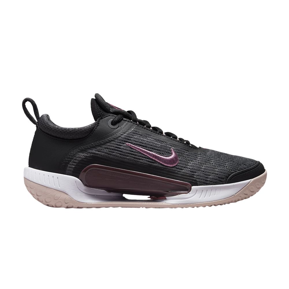 Pre-owned Nike Wmns Court Zoom Nxt 'black Burgundy Crush'
