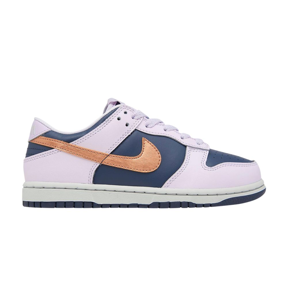 Nike Dunk Low SE PS 'Copper Swoosh' | Purple | Kid's Size 13 - DX1664-400