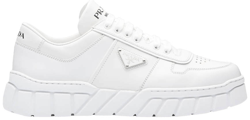 Buy Prada Leather Sneakers 'White' 2EE378 3LJ6 F0009 GOAT