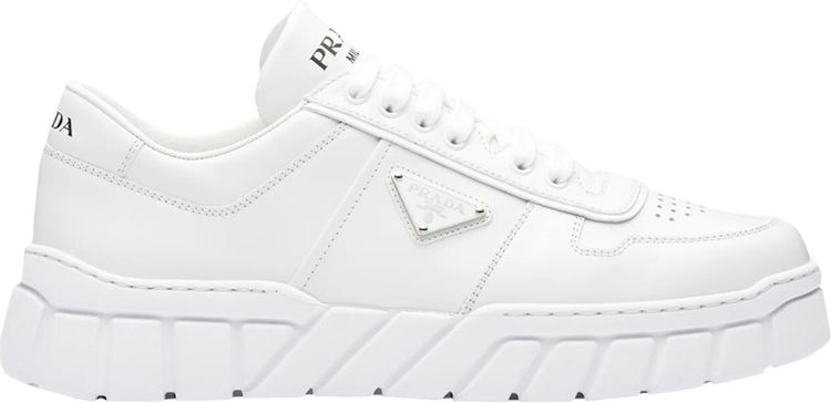 Prada Leather Sneakers 'White'