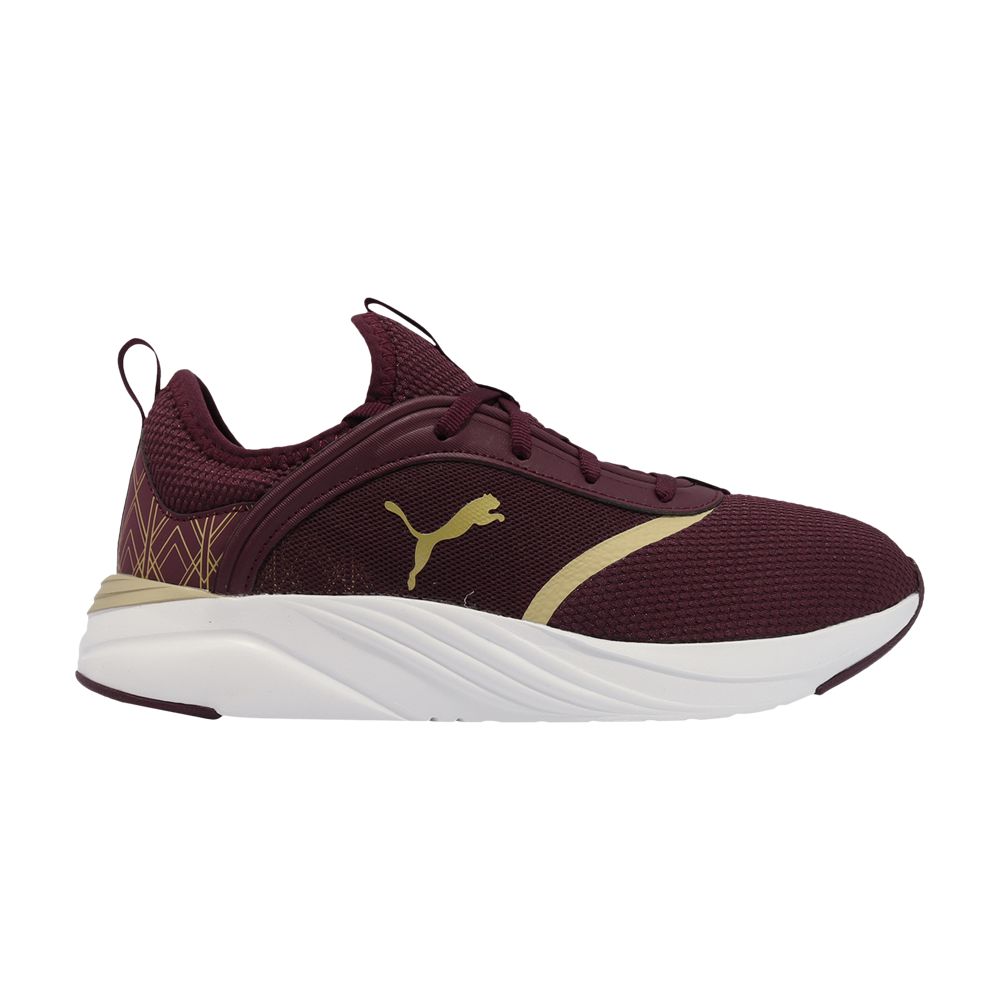 Pre-owned Puma Wmns Softride Ruby 'deco Glam - Aubergine Team Gold' | Red | Women's Size 6