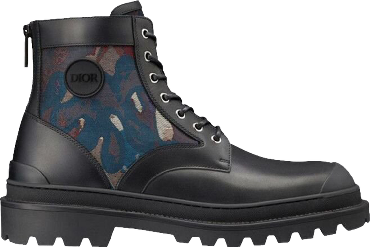 Dior Explorer Ankle Boot 'Black Khaki Camo'