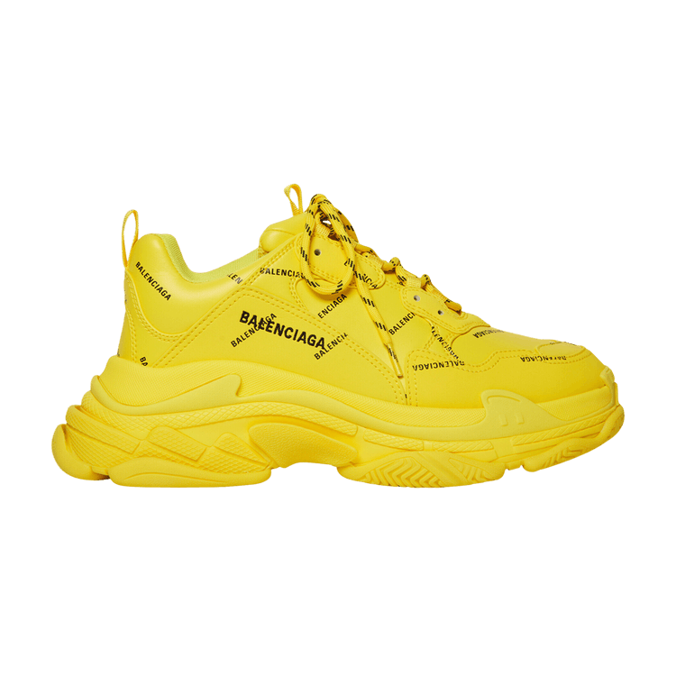 Balenciaga yellow triple s sale