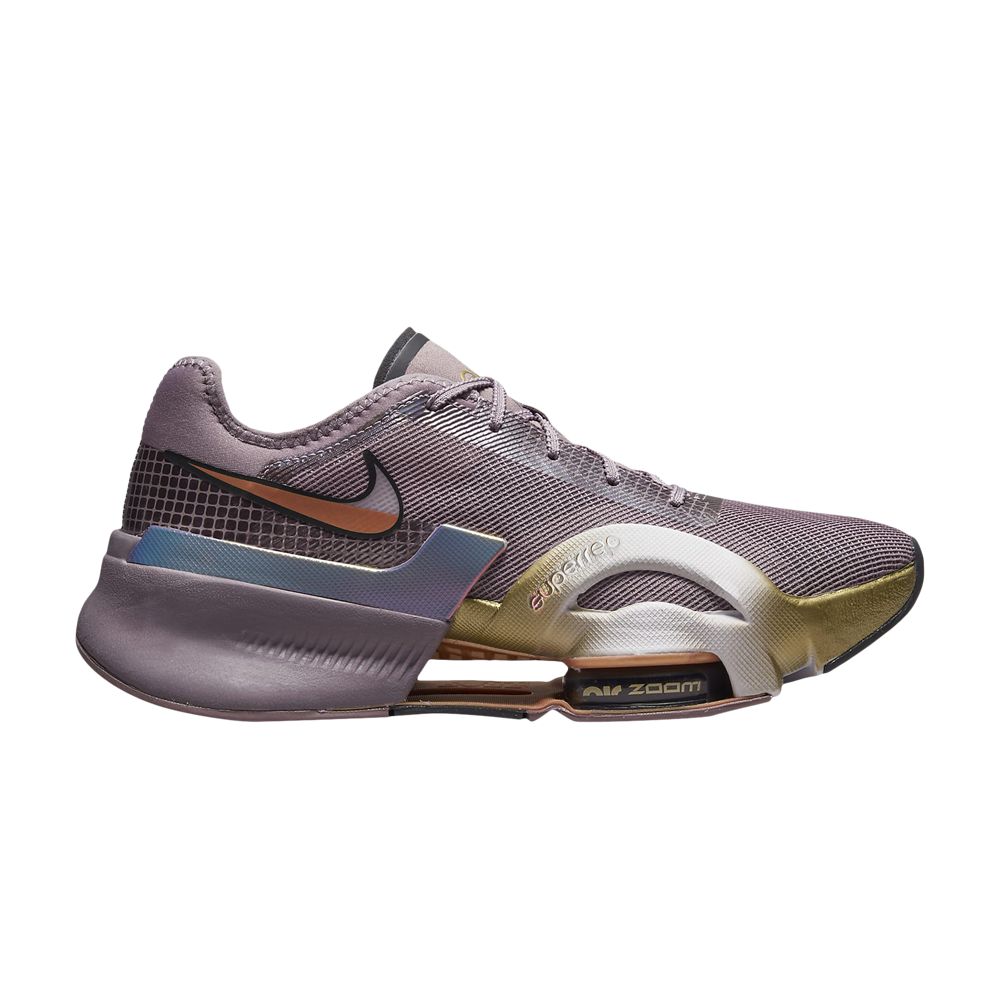 Pre-owned Nike Wmns Air Zoom Superrep 3 Premium 'purple Smoke Metallic Copper'