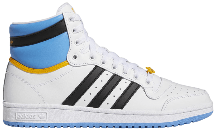 Adidas Top Ten High White Blue Gold
