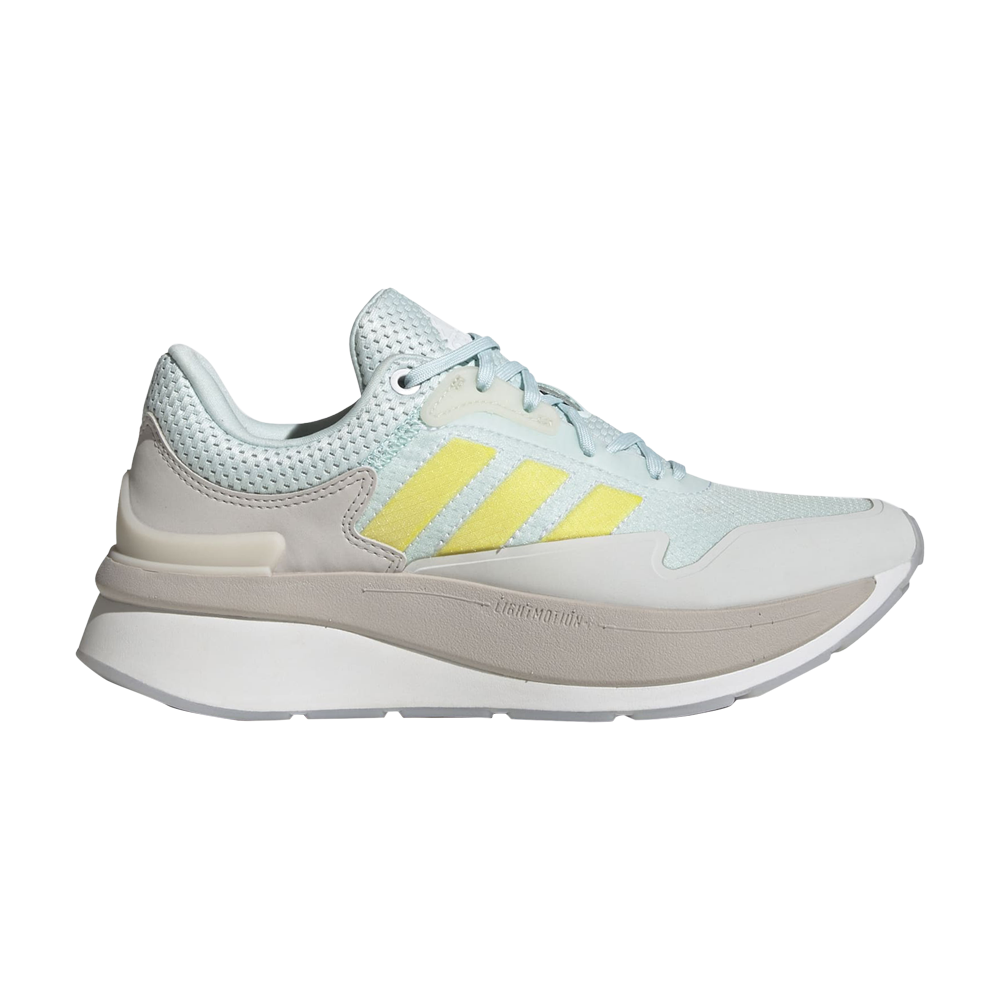 Pre-owned Adidas Originals Wmns Znchill Lightmotion+ 'almost Blue Beam Yellow'