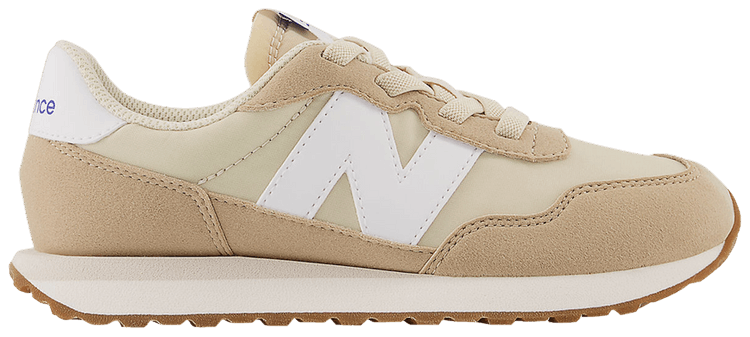 New Balance 237 Bungee Lace Little Kid Beige Gum
