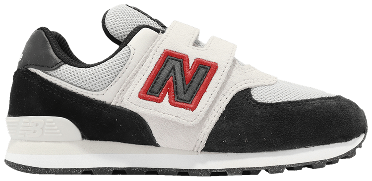New Balance 574 Little Kid Wide Black Nimbus Cloud Red
