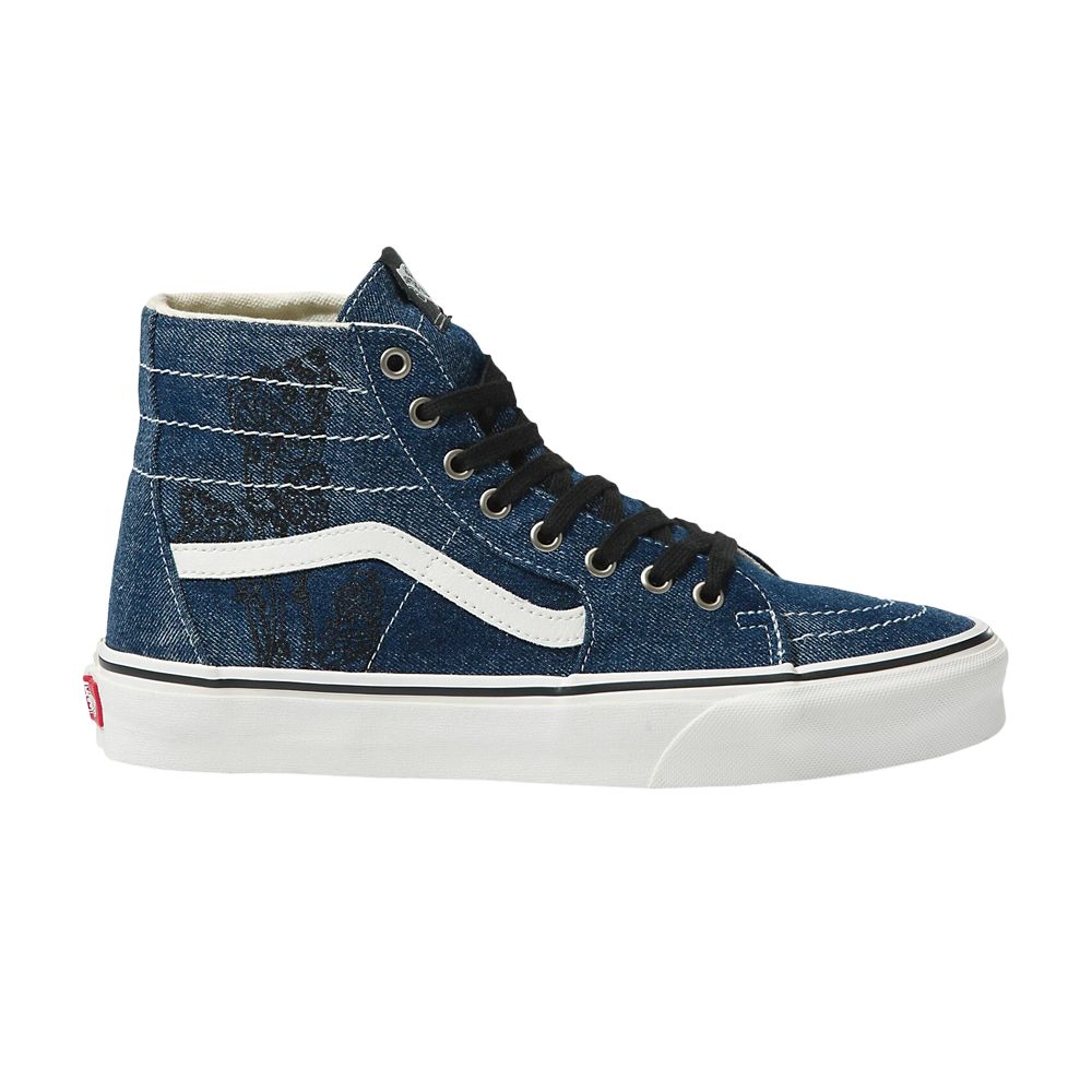 Pre-owned Vans Sk8-hi Tapered 'denim Embroidery' In Blue