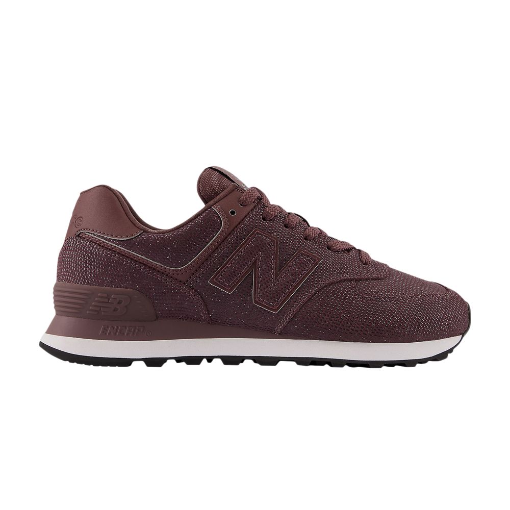NEW BALANCE WMNS 574 'BURGUNDY BONE REPTILE'