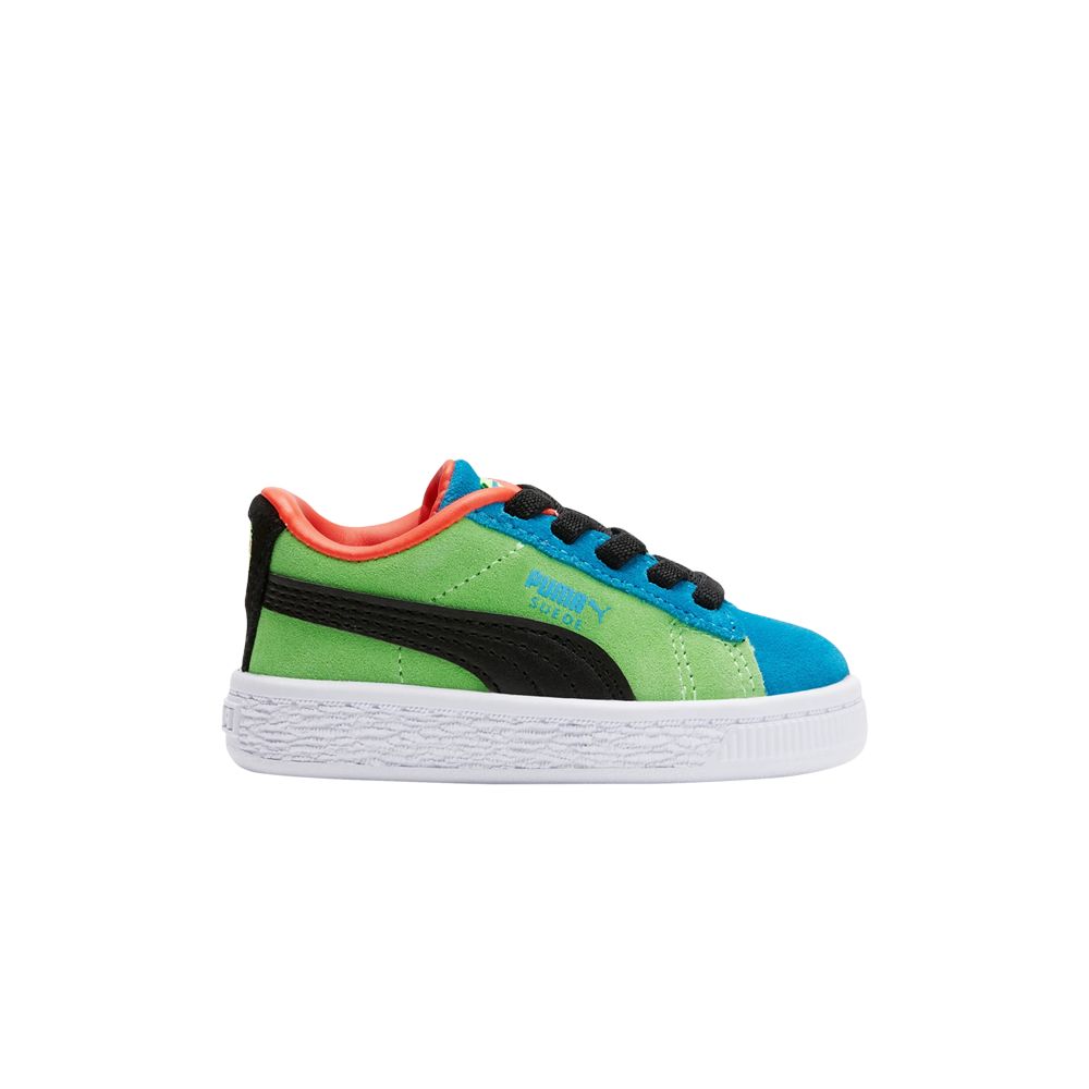 Puma Suede Infant 'Water Fight' | Green | Infant Size 4 - 389353-02