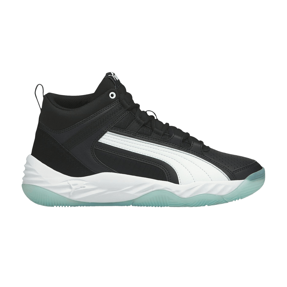 puma rebound black sneakers