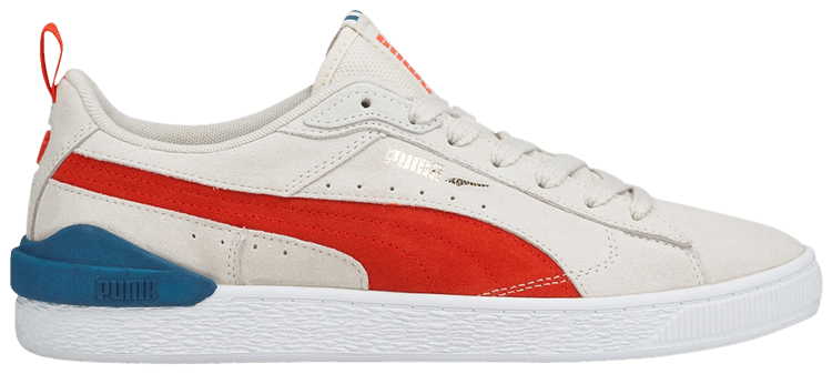 Puma Suede Bloc Pristine Cherry Tomato