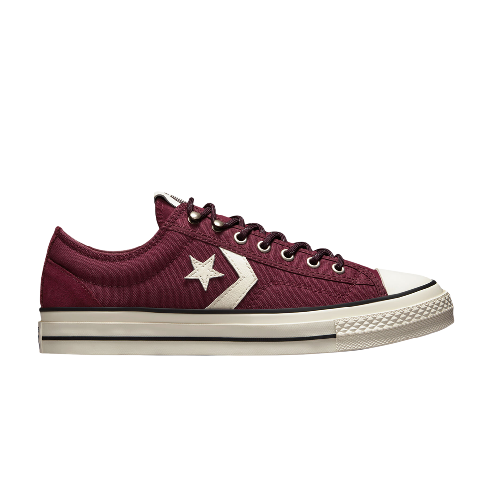 Pre-owned Converse Star Player 76 Retro Hike Low 'deep Bordeaux' In Red