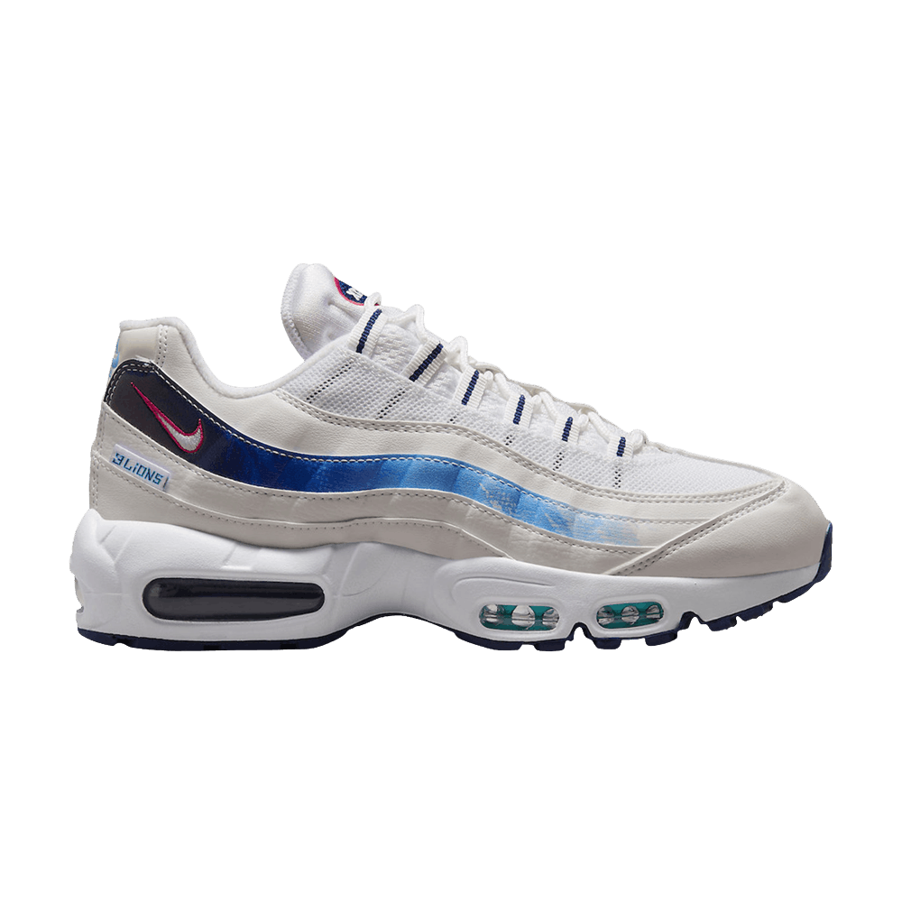 nike air 95 white and blue