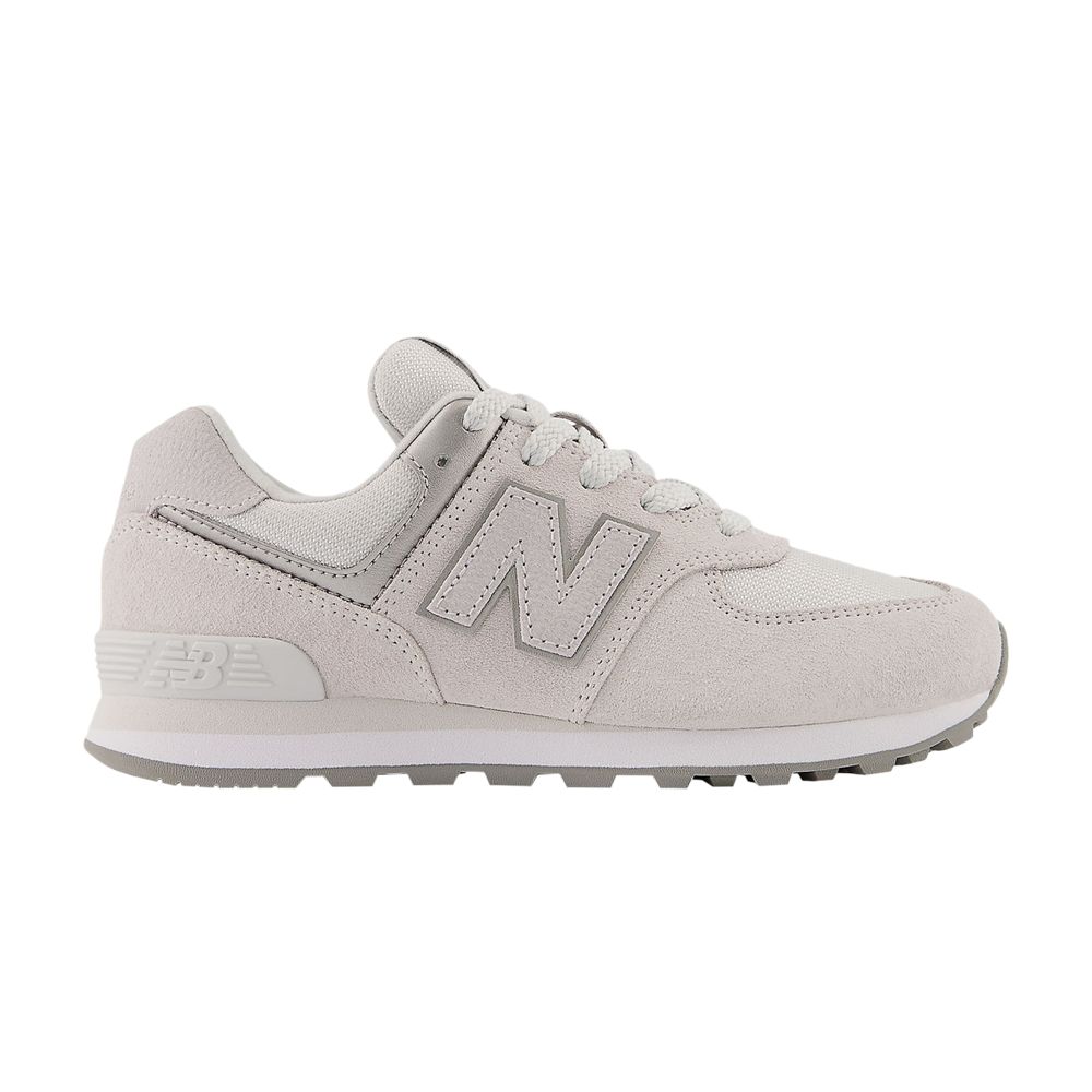 Pre-owned New Balance 574 Little Kid Wide 'summer Fog' | Grey | Kid's Size 2 In Gray