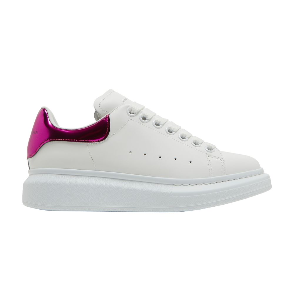 Pre-owned Alexander Mcqueen Wmns Oversized Sneaker 'white Printers Pink' | Women's Size 35.5