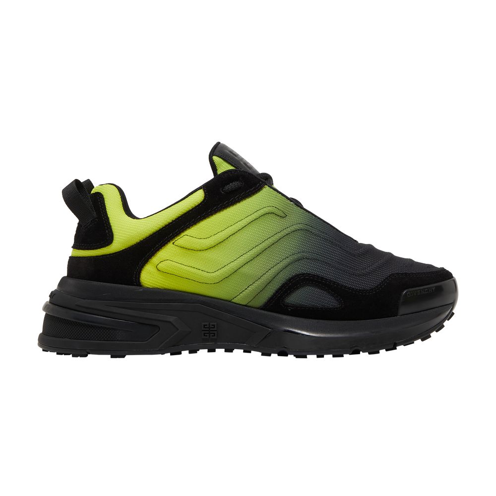 Pre-owned Givenchy Giv 1 Light Runner 'black Yellow' | Men's Size 41