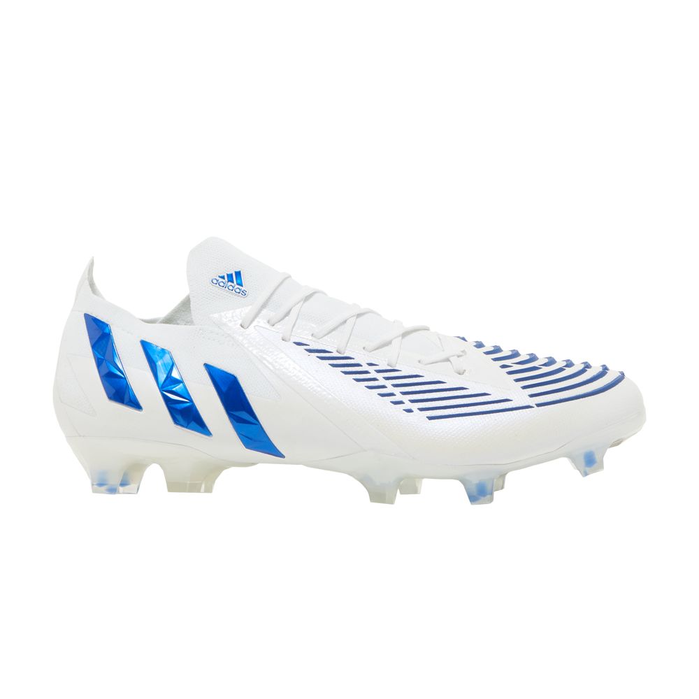 adidas Predator Edge.1 Low FG 'White Hi-Res Blue' | Men's Size 7