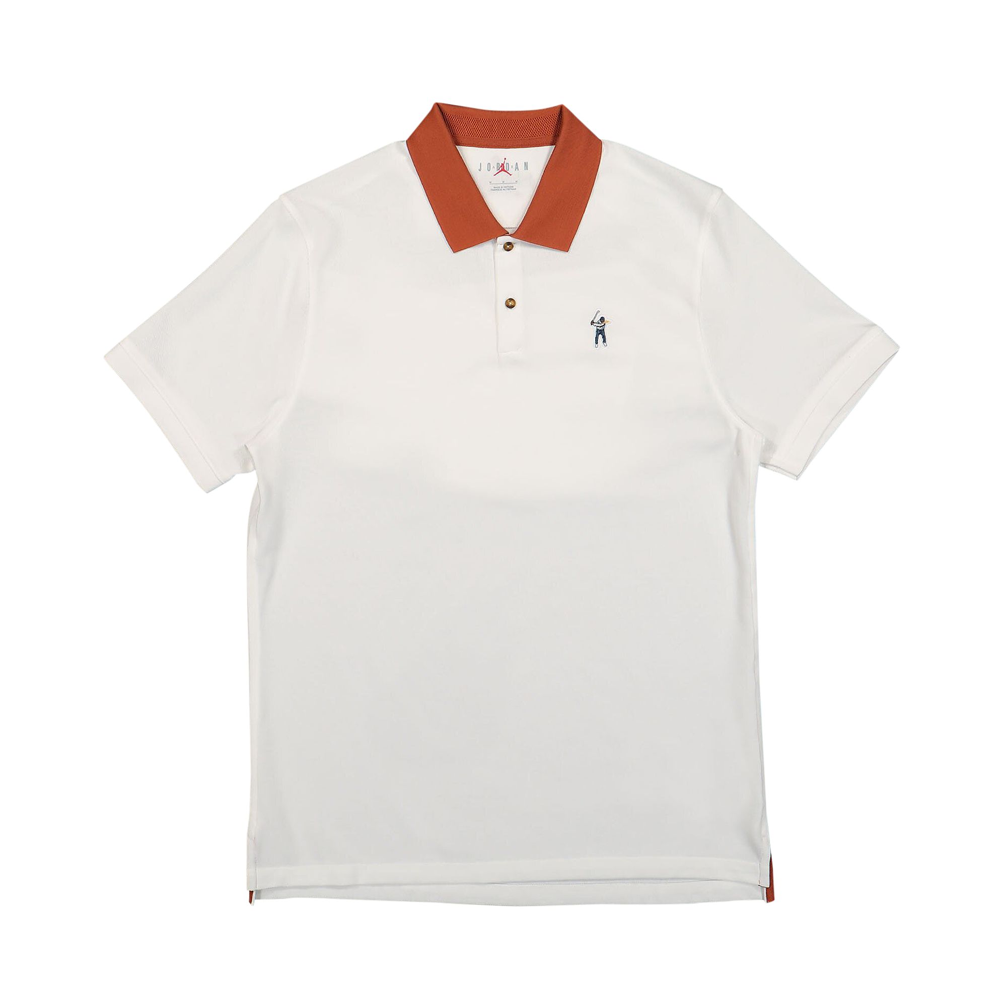 Air Jordan x Eastside Golf EG Polo 'White/Burnt Sunrise/Midnight Navy' | Men's Size 2XL