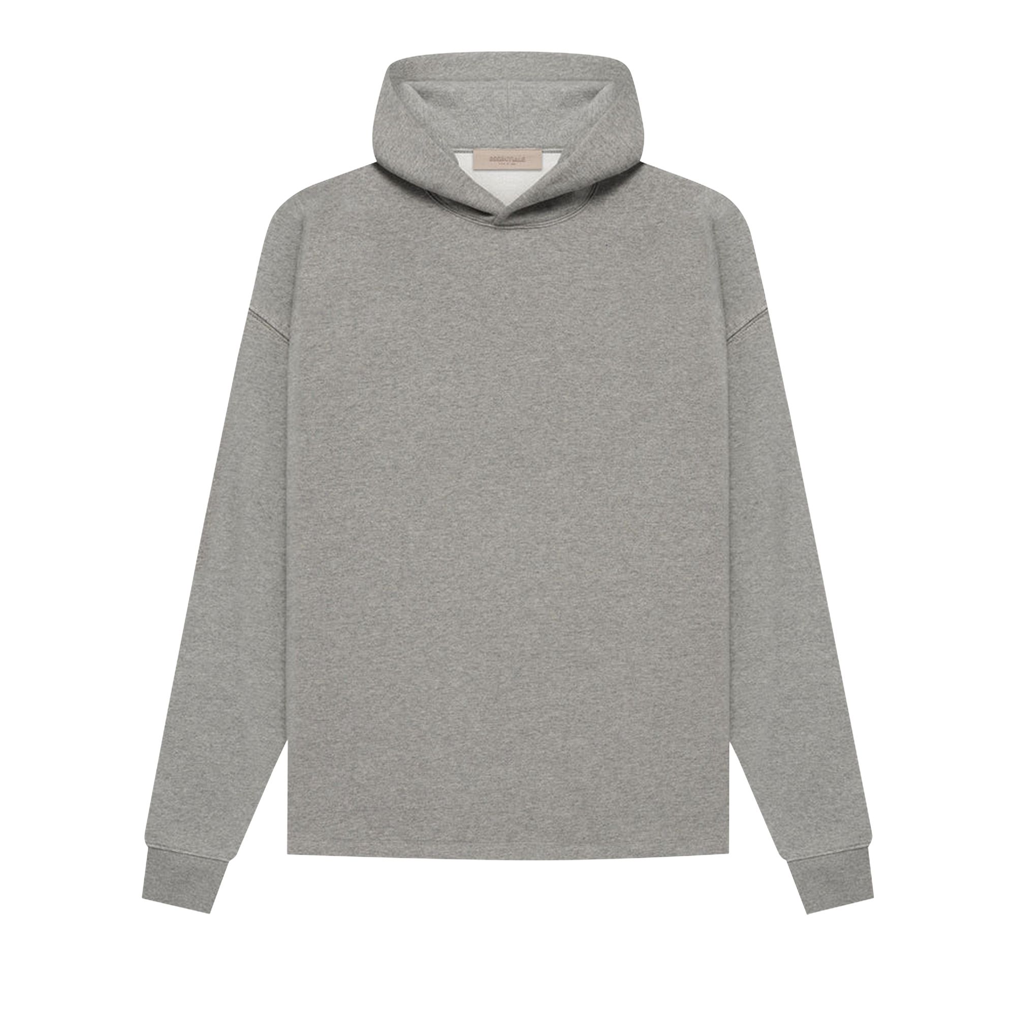 Fear of God Essentials Relaxed Hoodie 'Dark Oatmeal' | Grey | Men's Size 2XS