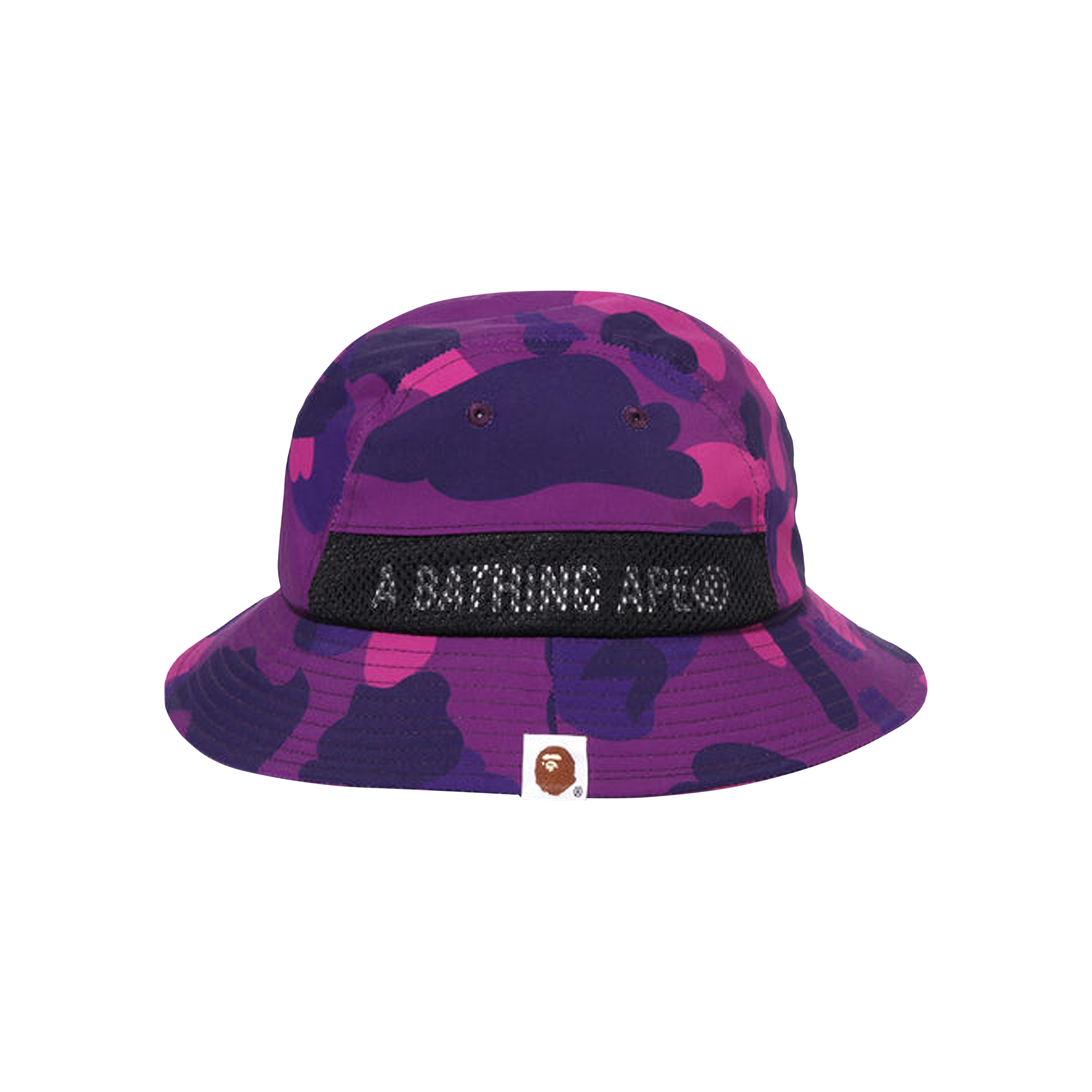 Pre-owned Bape Color Camo Panel Hat 'purple'