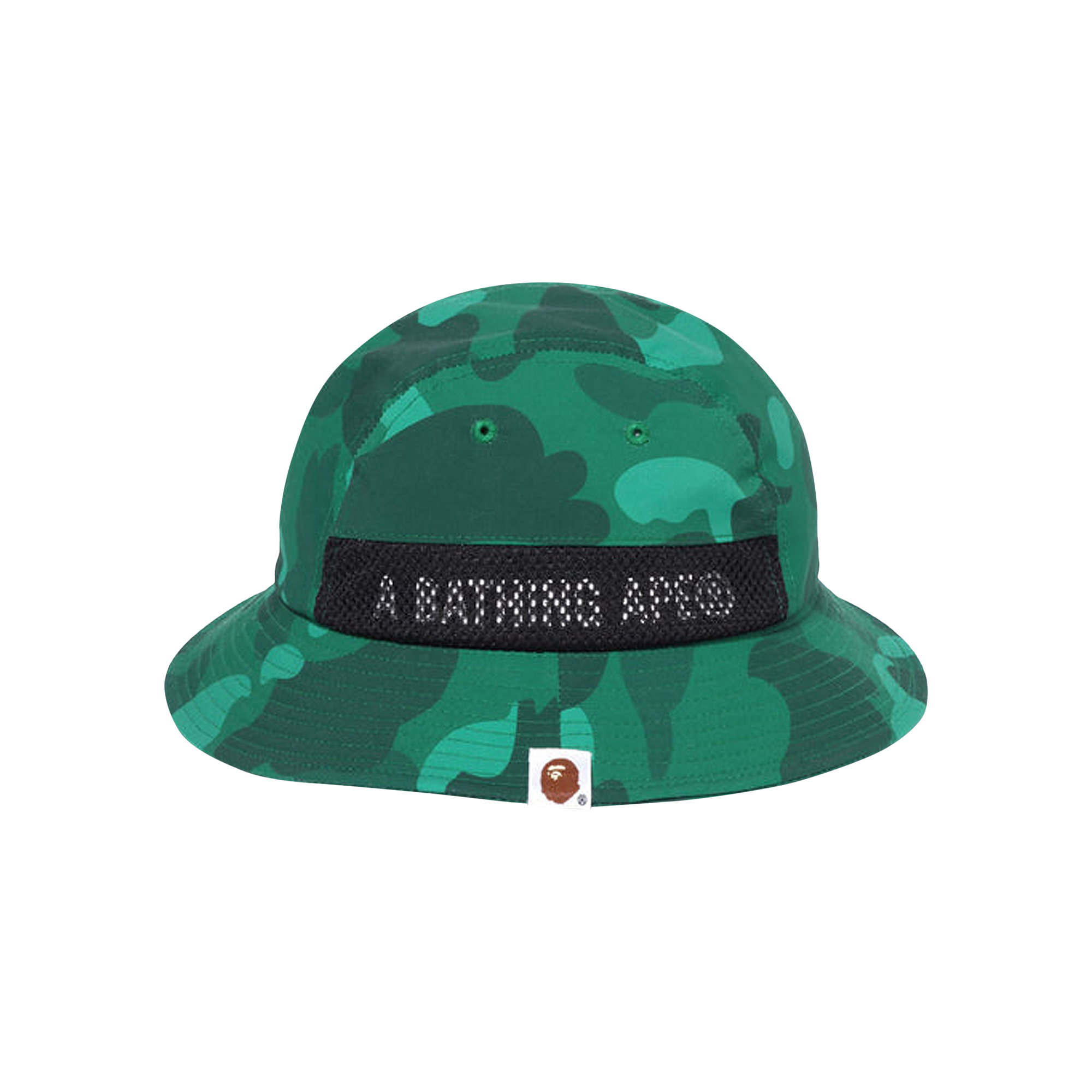 Pre-owned Bape Color Camo Panel Hat 'green'