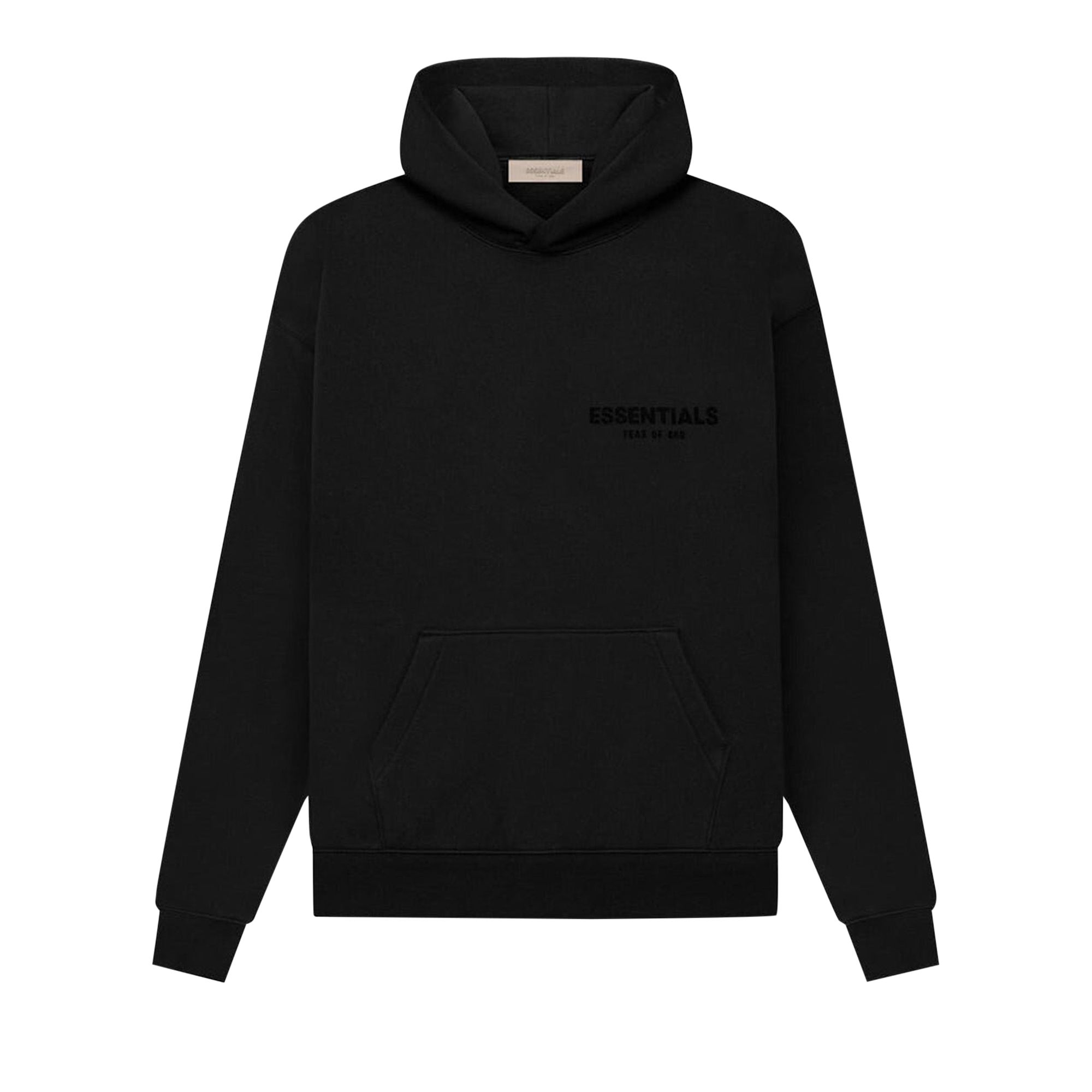 Fear of God Essentials Pullover Hoodie 'Stretch Limo' SS22 | Black | Men's Size XL
