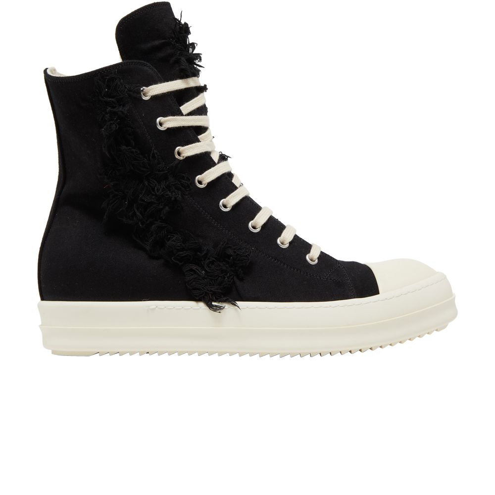 Rick Owens Rick Owens DRKSHDW Strobe Cotton Denim Slashed High 'Black Milk' | Men's Size 44