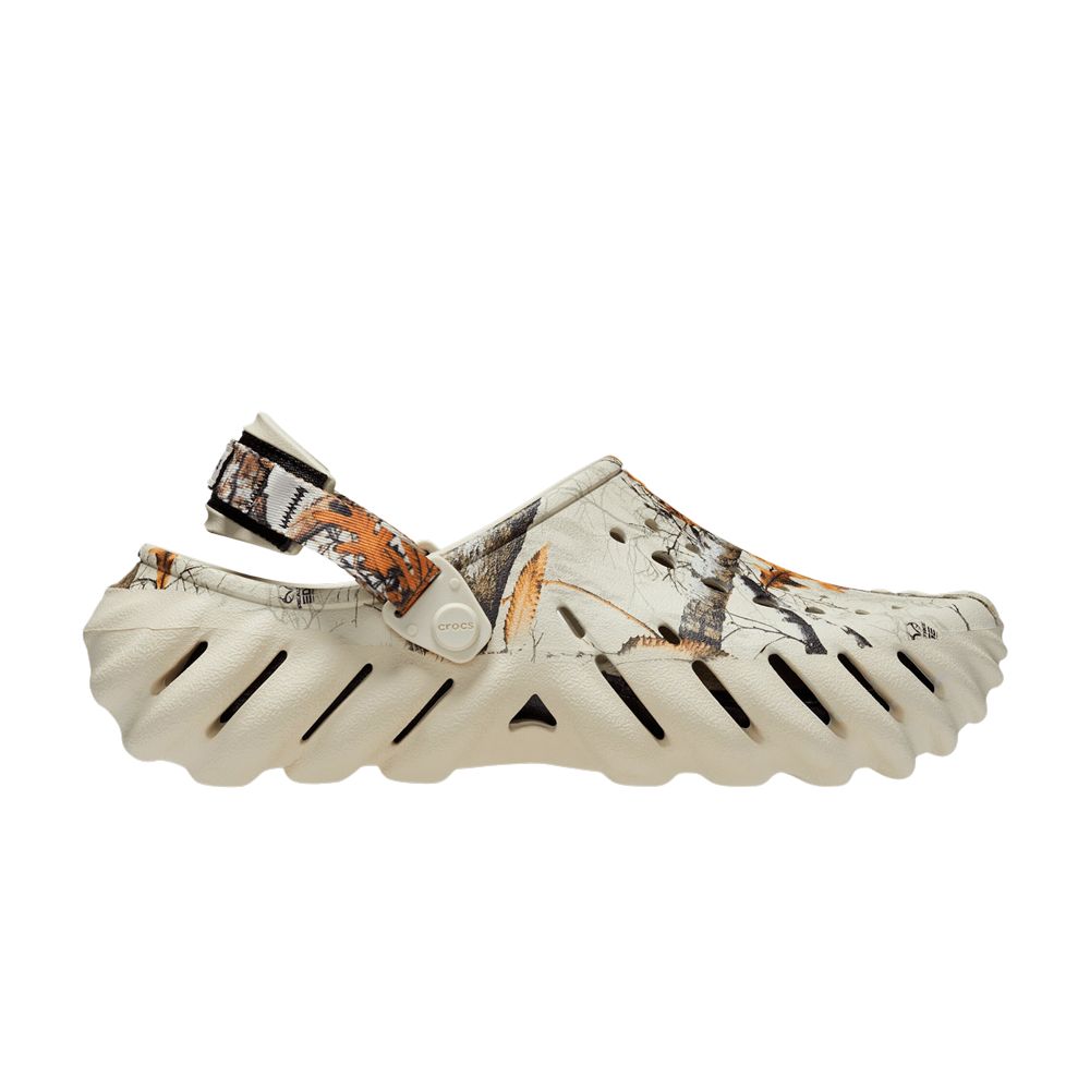 Pre-owned Crocs Realtree X Echo Clog 'edge Camo - Bone' In Cream