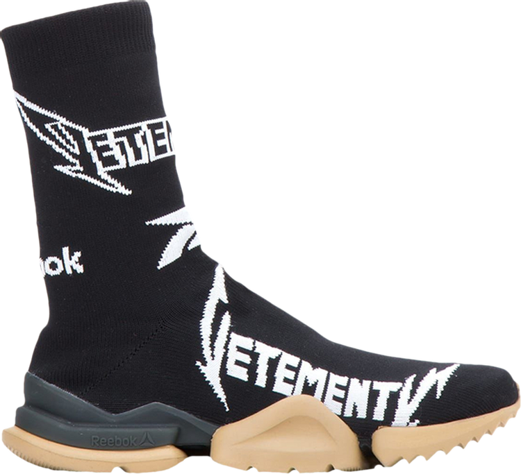 Vetements x Metal Sock Runner Boot '10th Anniversary - Black'