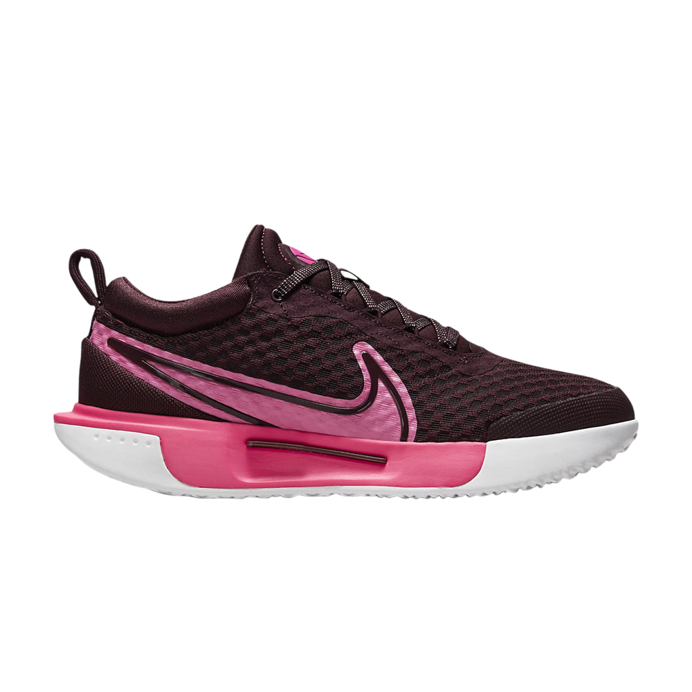 Pre-owned Nike Wmns Court Zoom Pro Premium 'burgundy Crush Hyper Pink' In Red