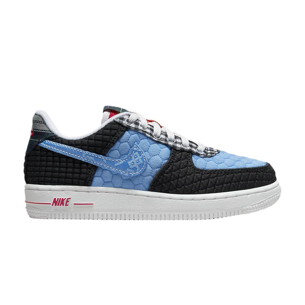 Pre-owned Nike Force 1 Lv8 Ps 'multi-material' | Blue | Kid's Size 2