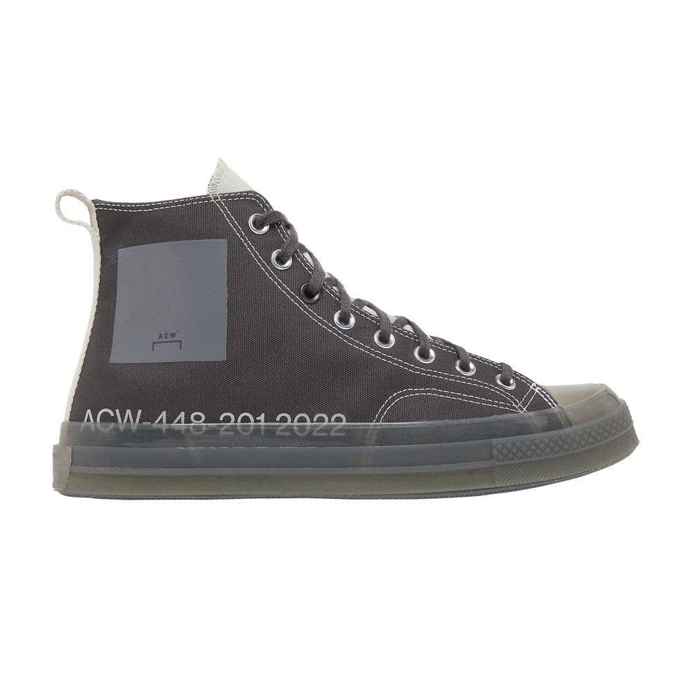 Converse A-Cold-Wall* x Chuck 70 High 'Pavement' | Grey | Men's Size 6