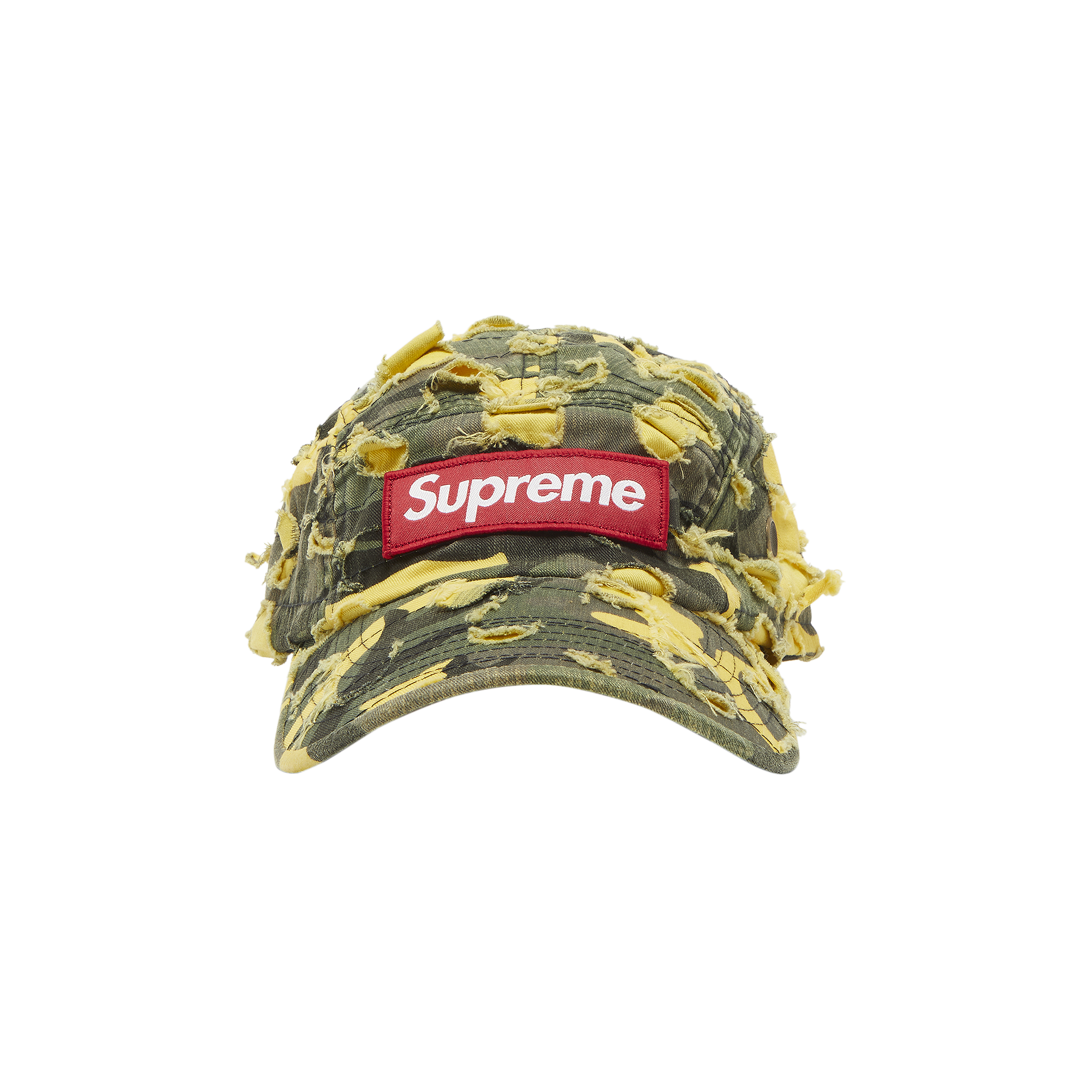 Pre-owned Supreme X Griffin Camp Cap 'yellow Camo'