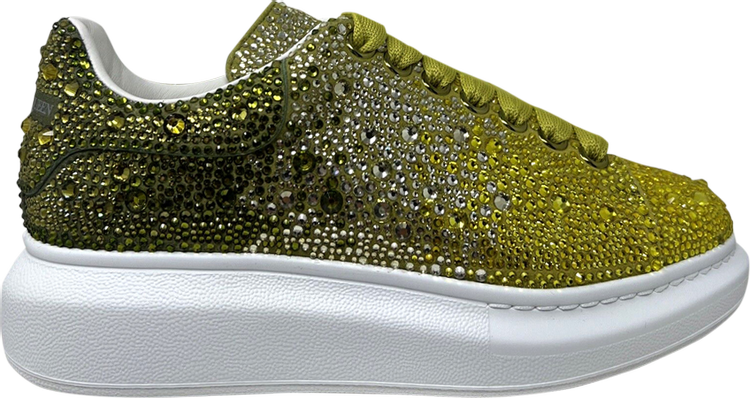 Buy Alexander McQueen Wmns Oversized Sneaker 'Multi Green Crystal 