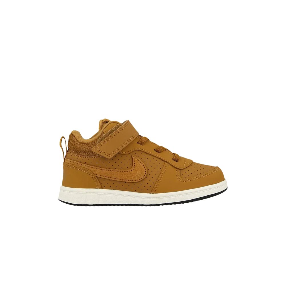 Pre-owned Nike Court Borough Mid Td 'wheat' | Tan | Infant Size 2 In Brown