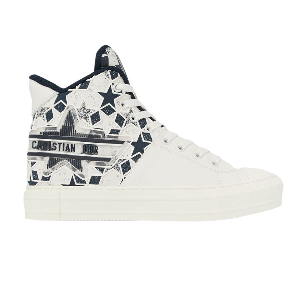 Pre-owned Dior Wmns Walk'n' Star Etoile High 'white Deep Blue' | Women's Size 35.5