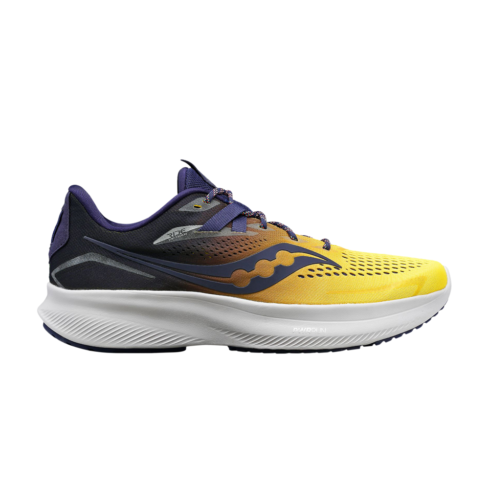Pre-owned Saucony Wmns Ride 15 'vizipro' In Yellow