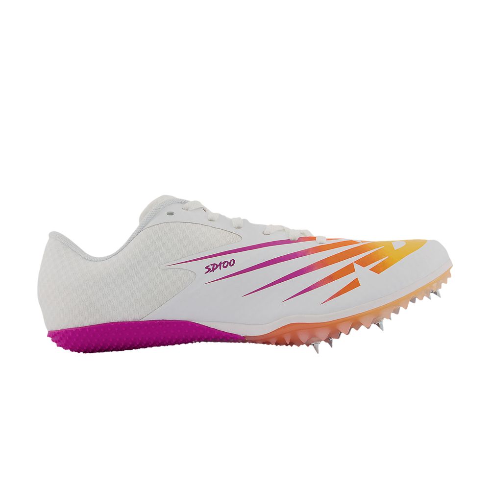 NEW BALANCE SD100V4 'WHITE VIBRANT APRICOT'