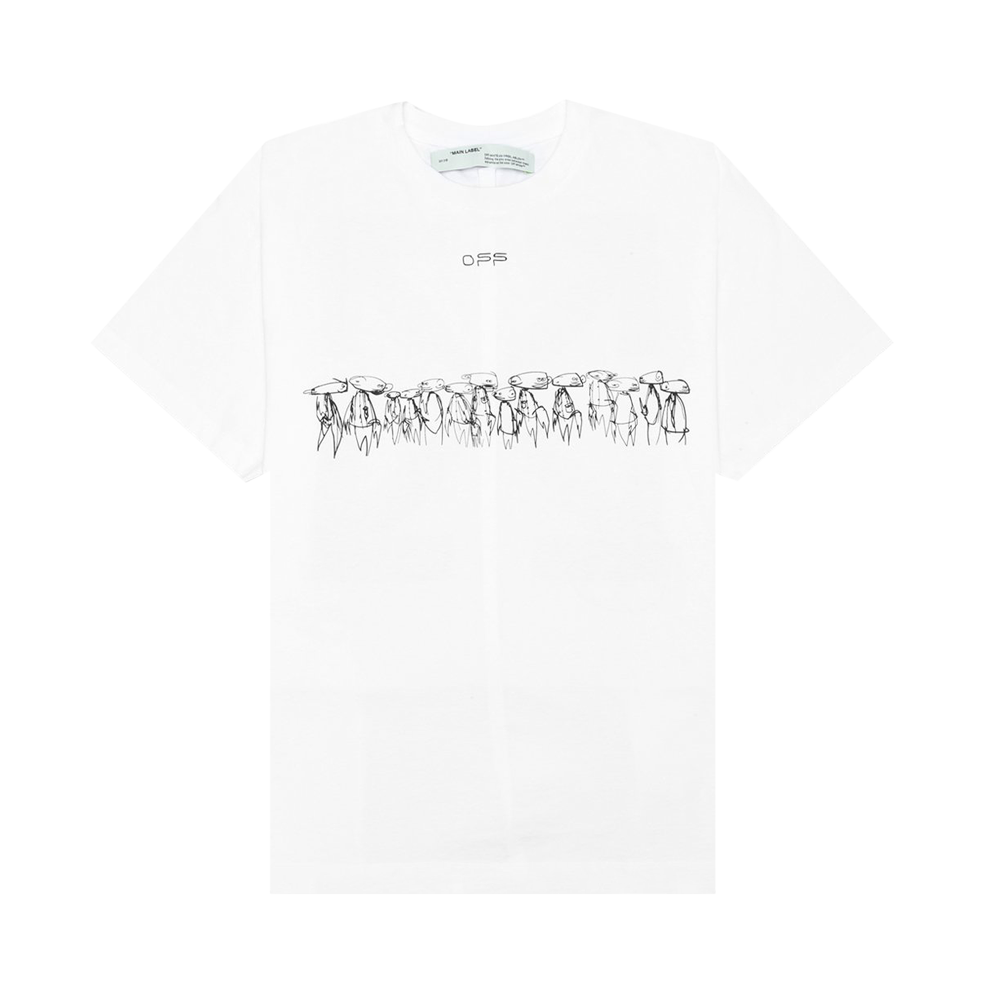 Pre-owned Off-white Futura Atoms Over T-shirt 'white'