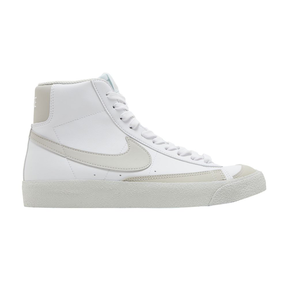 Pre-owned Nike Blazer Mid '77 Se Gs 'white Light Bone' | Kid's Size 4